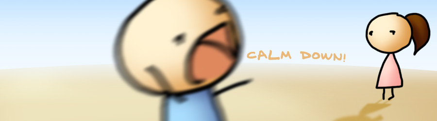 calm down! a web comic